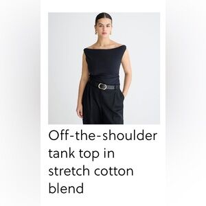 Off shoulder tank top